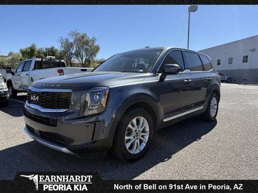 Gravity Grey 2022 Kia Telluride LX* 1 OWNER/ CLEAN CARFAX