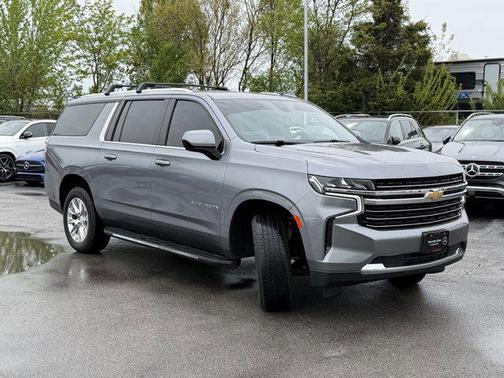 Satin Steel Metallic 2021 Chevrolet Suburban LT