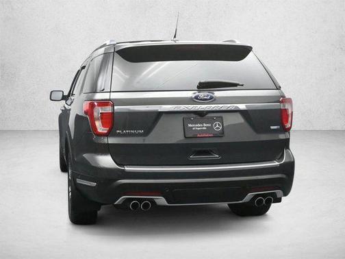 Shadow Black 2018 Ford Explorer Platinum