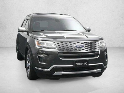 Shadow Black 2018 Ford Explorer Platinum