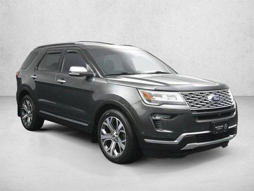 Shadow Black 2018 Ford Explorer Platinum