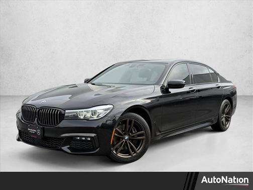Black 2017 BMW 740 xDrive