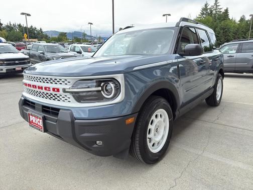 Azure Gray Metallic Tri-Coat 2025 Ford Bronco Sport Heritage