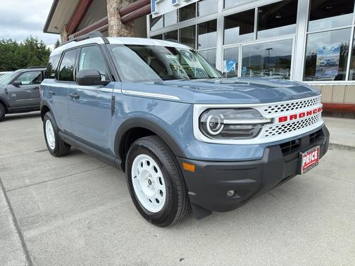 Azure Gray Metallic Tri-Coat 2025 Ford Bronco Sport Heritage