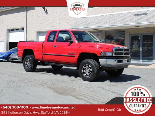 Red 2000 Dodge Ram 1500 Short Bed