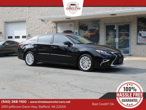 Black 2016 Lexus ES 350 Base