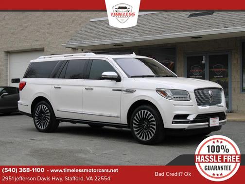 White 2018 Lincoln Navigator L Black Label