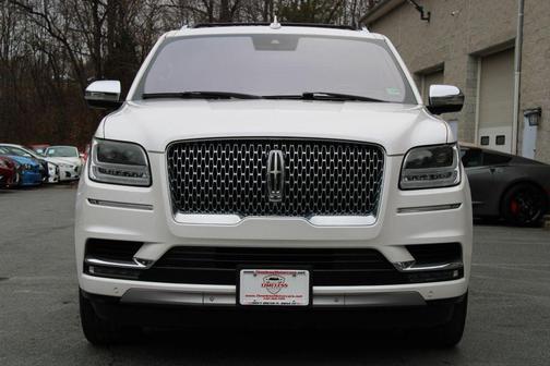 White 2018 Lincoln Navigator L Black Label
