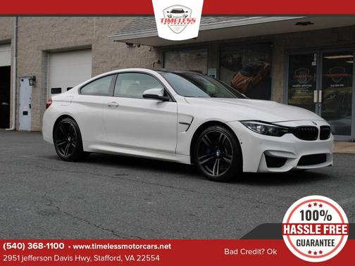 White 2018 BMW M4 Base