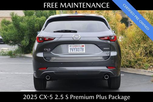 Machine Gray Metallic 2025 Mazda CX-5 2.5 S Premium Plus Package