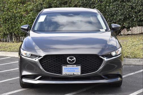 Machine Gray Metallic 2026 Mazda Mazda3 FWD w/Preferred Package