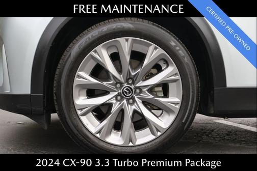 Sonic Silver 2024 Mazda CX-90 3.3 Turbo Premium