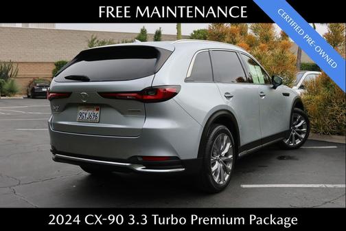 Sonic Silver 2024 Mazda CX-90 3.3 Turbo Premium