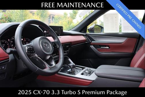 Polymetal Gray Metallic 2025 Mazda CX-70 3.3 Turbo S Premium