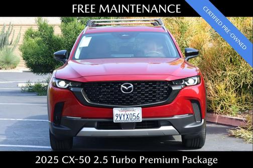 Soul Red Crystal Metallic 2025 Mazda CX-50 2.5 Turbo Premium Package