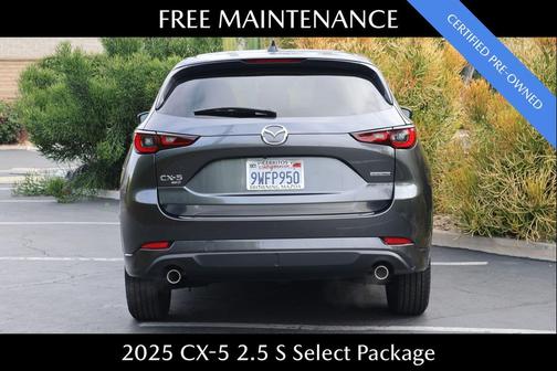 Machine Gray Metallic 2025 Mazda CX-5 2.5 S Select Package