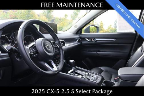 Machine Gray Metallic 2025 Mazda CX-5 2.5 S Select Package