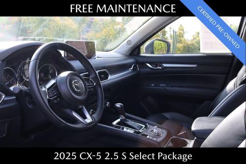 Rhodium White Metallic 2025 Mazda CX-5 2.5 S Select Package