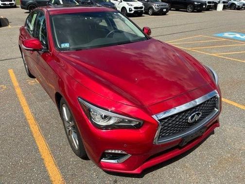 Dynamic Sunstone Red 2023 INFINITI Q50 LUXE