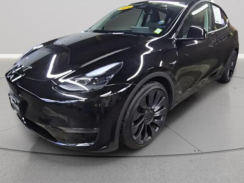 Solid Black 2024 Tesla Model Y Performance Dual Motor All-Wheel Drive