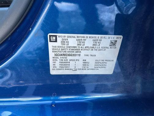 2016 Chevrolet Silverado 1500 2LT