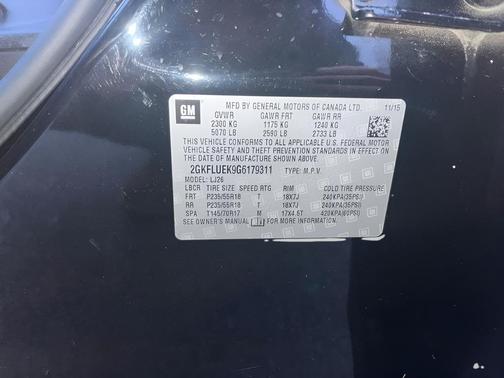 2016 GMC Terrain SLT