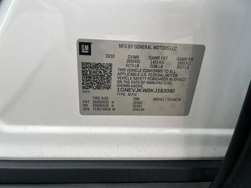 2019 Chevrolet Traverse RS