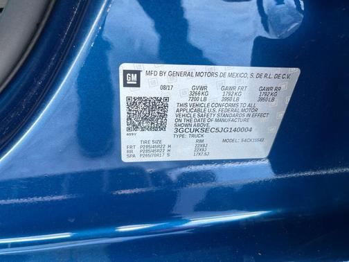 2018 Chevrolet Silverado 1500 LTZ