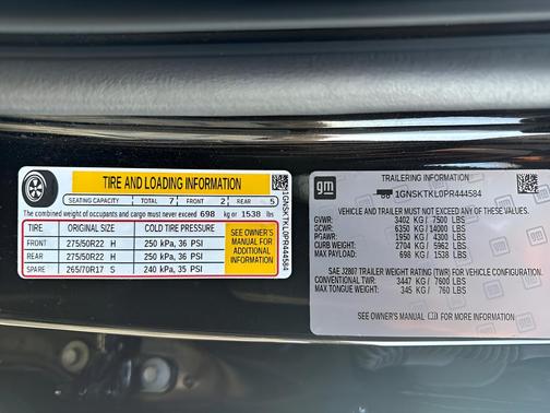 2023 Chevrolet Tahoe 4WD High Country