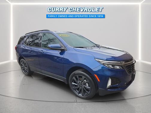 Blue Glow Metallic 2022 Chevrolet Equinox AWD RS