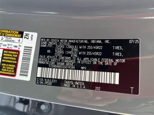 2025 Lexus TX 500h F SPORT Premium