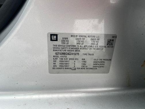 2016 GMC Sierra 1500 SLE