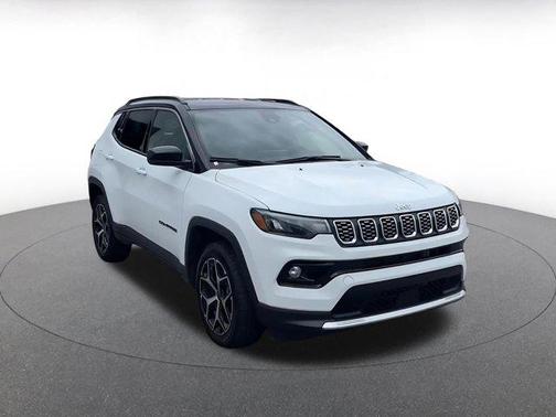 Bright White Clearcoat 2025 Jeep Compass Limited