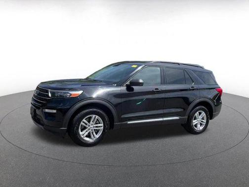 Agate Black Metallic 2023 Ford Explorer XLT