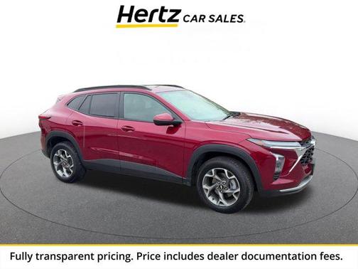Crimson Metallic 2025 Chevrolet Trax LT