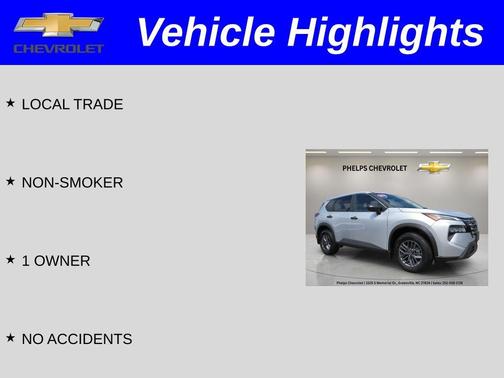 Brilliant Silver Metallic 2024 Nissan Rogue S