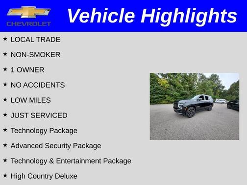 2025 Chevrolet Tahoe High Country