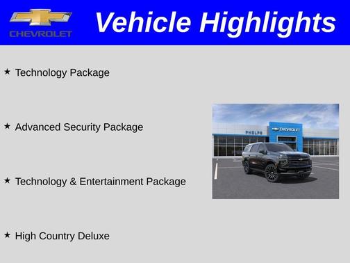 2025 Chevrolet Tahoe High Country