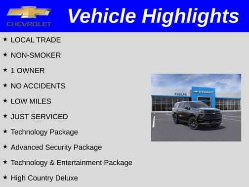 2025 Chevrolet Tahoe High Country