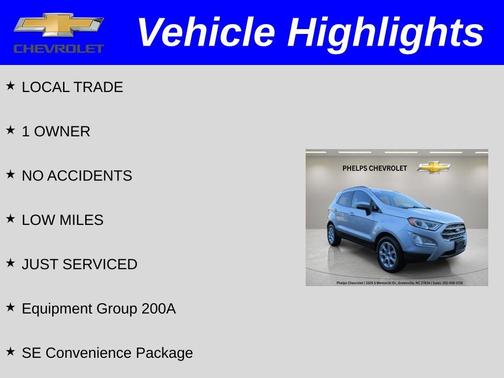 Silver Metallic 2020 Ford EcoSport SE