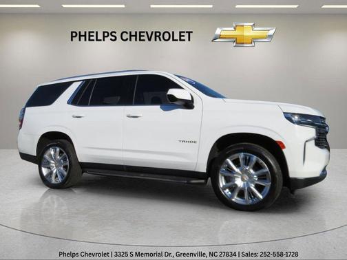 Summit White 2022 Chevrolet Tahoe LT