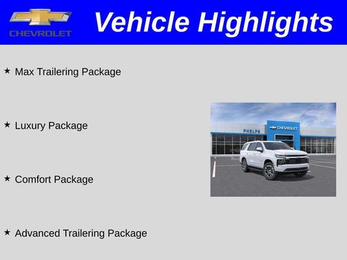 Summit White 2026 Chevrolet Tahoe LT