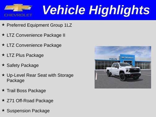 Summit White 2026 Chevrolet Silverado 2500 LTZ