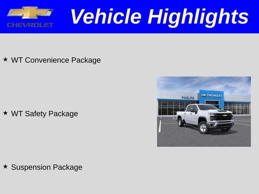 Summit White 2026 Chevrolet Silverado 2500 WT