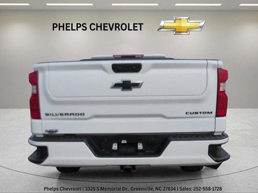 Summit White 2025 Chevrolet Silverado 1500 Custom