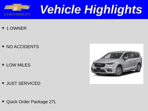 Silver Mist Clearcoat 2024 Chrysler Pacifica Touring-L