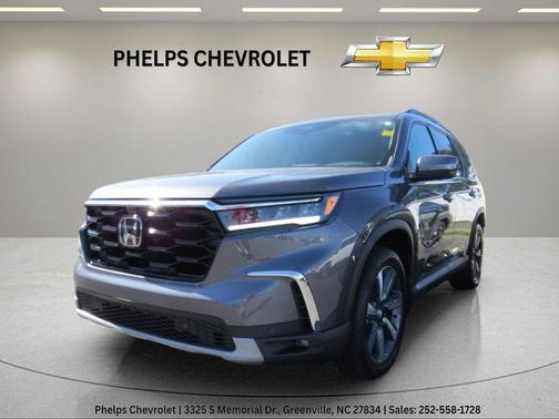 Modern Steel Metallic 2025 Honda Pilot Elite