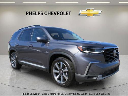 Modern Steel Metallic 2025 Honda Pilot Elite