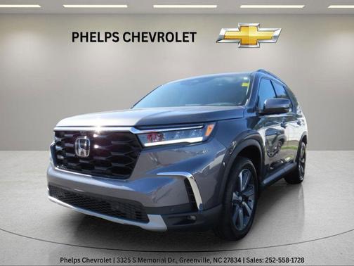 Modern Steel Metallic 2025 Honda Pilot Elite