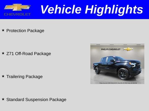 Black 2023 Chevrolet Silverado 1500 RST